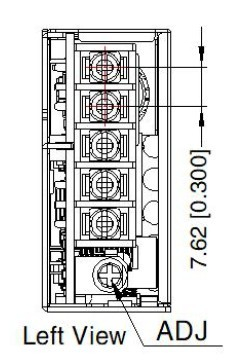 MRS-15-05-H-C  strømforsyning 5V, 3A, 15W, drawing terminals