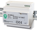 12V, 8,3A, 60W, DIN skinne Strømforsyning, POS POWER DIN100W12,  mounted  view