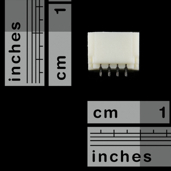 Connector 1.0mm Horizontal - 4 pin