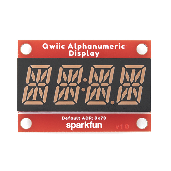 Qwiic Alphanumeric Display - Purple