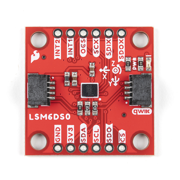 6 Degrees of Freedom Breakout - LSM6DSO (Qwiic)
