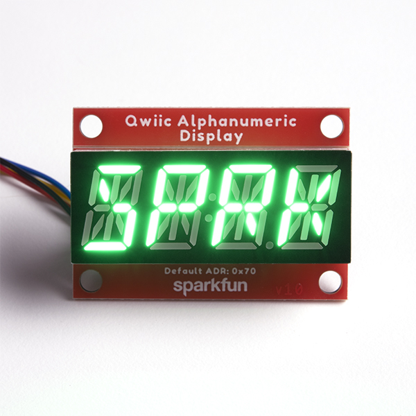 Qwiic Alphanumeric Display Kit