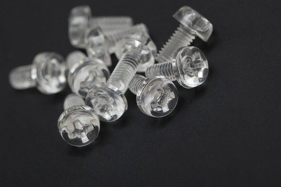 10 sets M3 * 6 clear nylon screws and nuts