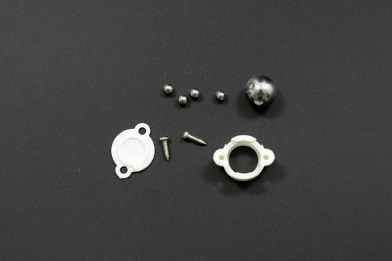 Ball Caster MiniQ-Metal, 3/8" Ball, Adjustable Height