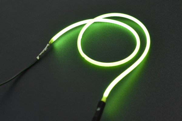 Flexible LED Filament (3V 260mm, Green, 5 Pack)