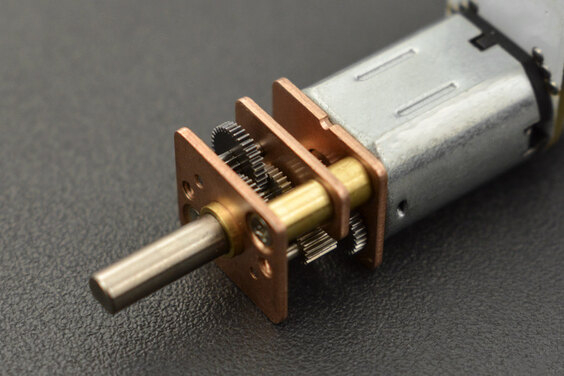 Micro Metal Geared Motor, Encoder, 380:1, 6V, 41RPM