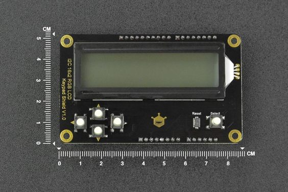 I2C RGB Backlight LCD 16x2 Display Module for Arduino (Black Text)