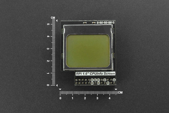 1.6 Inch LCD Display (Compatible with Raspberry Pi 2B/3B/3B+/4B)