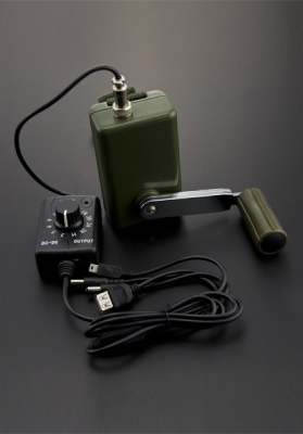 DFR0368, Hand Crank Power Generator, Portable, with Voltage Regulator