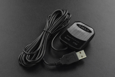 USB GPS Receiver with 2m Extension Cable (Compatible with Raspberry Pi/ LattePanda/ Jetson Nano)