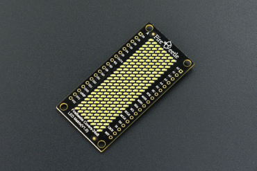 LED Matrix 24×8 (White) - FireBeetle Covers, Low-Power, Scrolling, HT1632C