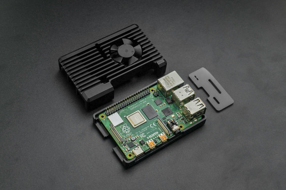 Armor Case With Fan(3510) for Raspberry Pi 4B