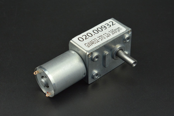 Metal Gear Worm Motor Turbo 12V 160RPM 2.2kg.cm Self-Locking