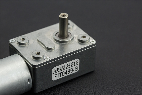 Metal Gear Worm Motor 6V 40RPM 10kg/cm Self-Locking High Torque