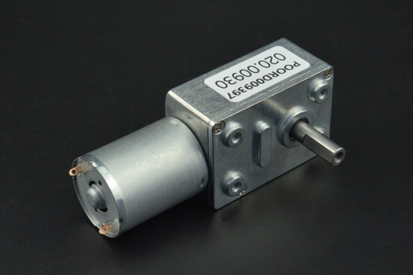 Metal Gear Worm Motor Turbo 6V 160RPM 2.8kg/cm Self-Locking