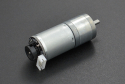 DC Geared Motor, w/Encoder, Metal, 6V, 100RPM, 6.5Kg.cm