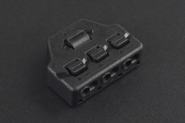 Push-in Wire Connector, 1 Input to 3 Outputs, Flame Retardant, CE Certified