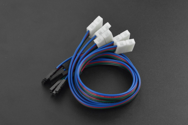 4-Pin LED Strip Connector Cable-Single Head (5PCS)