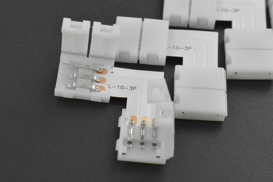 3-Pin LED Strip Right-angle Connector (5PCS)