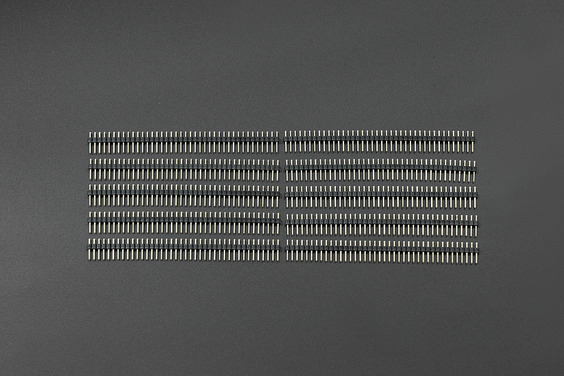 0.1″ (2.54 mm) Arduino Male Pin Headers (Straight Black 10PCS)