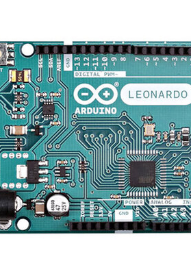 DFR0201, Arduino Leonardo Microcontroller ATmega32u4, 20 IO, USB, 16MHz