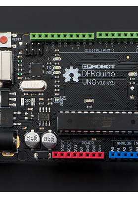 DFRduino UNO R3 - Compatible with Arduino Uno - DFRobot