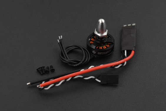 Brushless DC Motor MTO1804 (CW), 20A ESC, 2480KV, High Efficiency