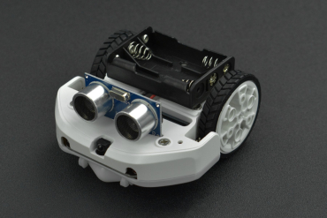 micro: Maqueen Lite with Skin (White) - micro:bit Educational Programming Robot Platform