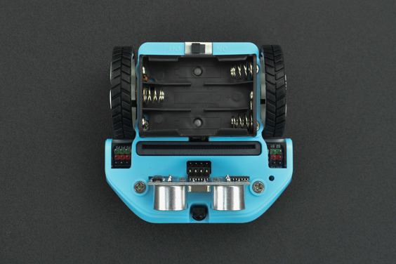 micro: Maqueen Lite with Skin (Blue) - micro:bit Educational Programming Robot Platform