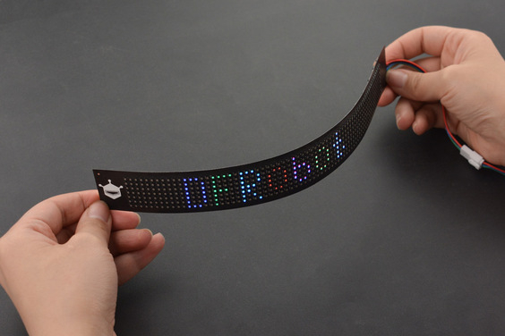 Flexible RGB LED Matrix 7x71