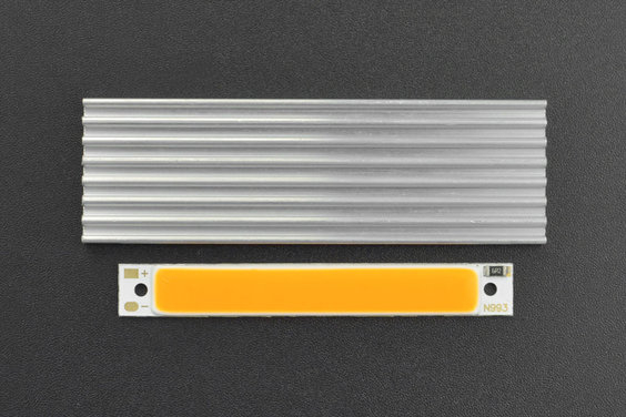 5V COB LED Strip Light - Yellow