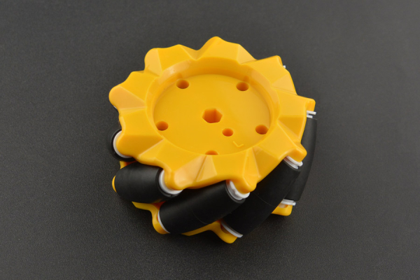 Mecanum Wheel - Left (80mm), Omnidirectional, 10kg Load