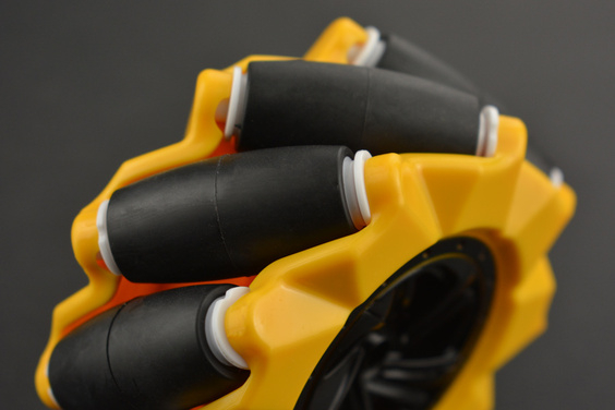 Mecanum Wheel - Left (80mm), Omnidirectional, 10kg Load