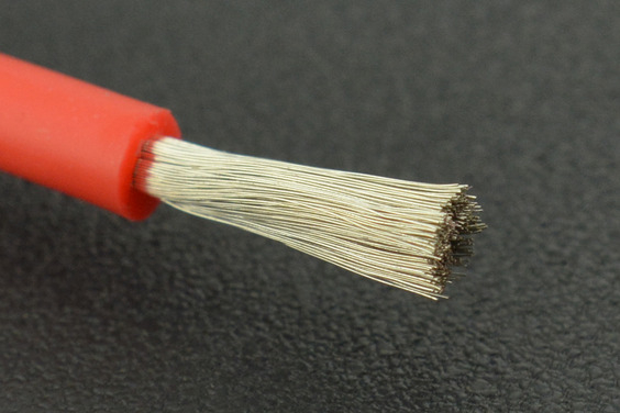 High Temperature Resistant Silicone Wire (14AWG 2.5 mm2 1m Red & Black)