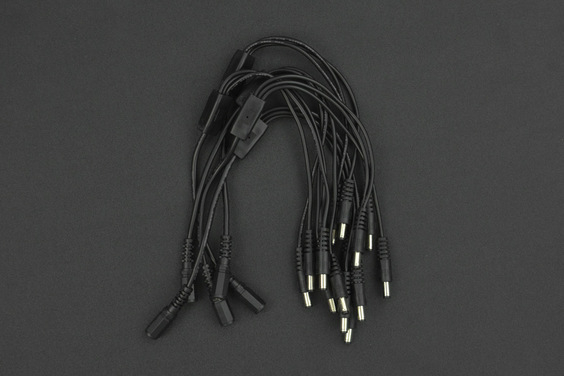 DC 5.5*2.1mm 1 Female To 3 Male Power Cable