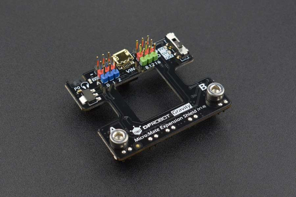 micro:Mate - a Mini & Thin Expansion Board for micro:bit (Gravity Compatible)