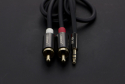 3.5mm Stereo Male to Two RCA Stereo Male Y-Cable