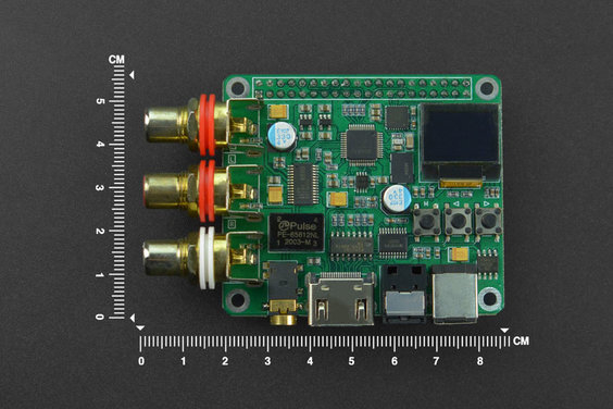 DAC Audio Decoder Board for Raspberry Pi 3B+/ 4B