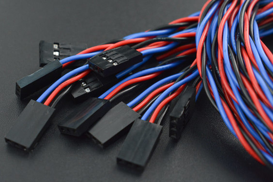 Gravity: Analog Sensor Cable for Arduino - 50cm (10 Pack)
