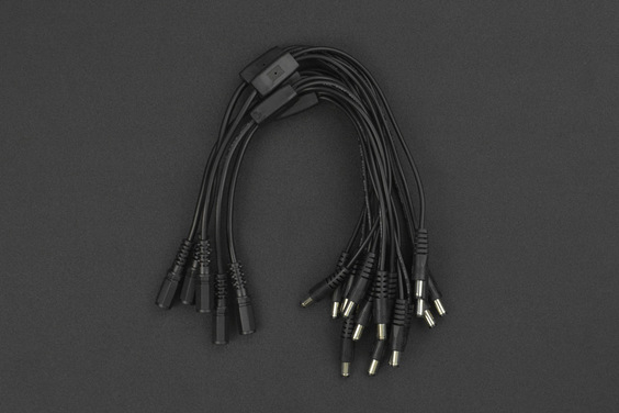 DC 5.5*2.1 1 Female to 4 Male Power Cable