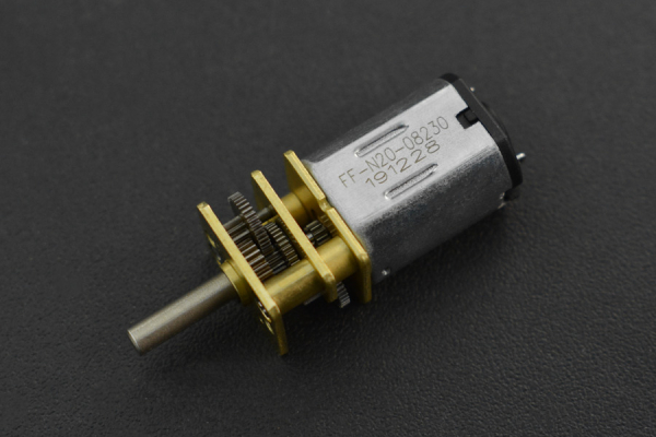 Micro Metal DC Geared Motor, 6V 50RPM 250g*cm, 1:298 Ratio, 50dB Noise