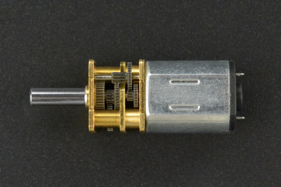 Micro Metal DC Geared Motor, 6V 50RPM 250g*cm, 1:298 Ratio, 50dB Noise