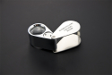 Magnifier Mini Illuminated Loupe, 30X with LED Lights