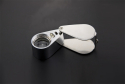 Magnifier Mini Illuminated Loupe, 30X with LED Lights