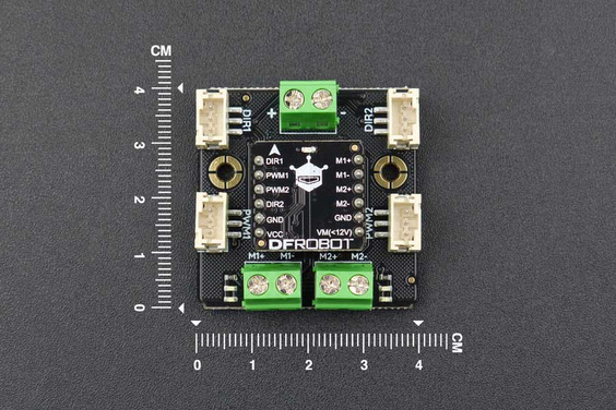 Gravity: 2x1.2A DC Motor Driver with Gravity Connector (TB6612FNG)