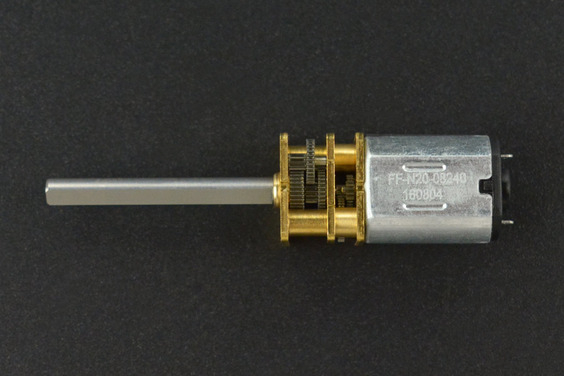 Micro Metal DC Geared Motor, 6V, 98RPM, M3*25, with Long Shaft