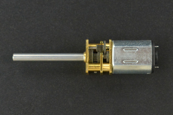 Micro Metal DC Geared Motor, 6V, 98RPM, M3*25, with Long Shaft