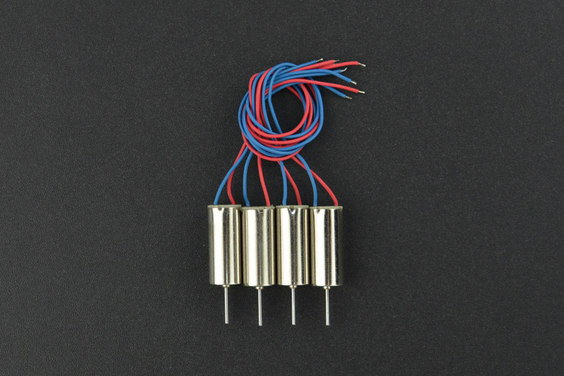 Coreless Micro Motor 4PCS, 7*16mm, 50000rpm, 3.7V