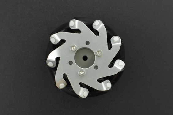 Metal Mecanum Wheel 65mm with Motor Shaft Coupling, Left