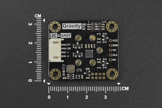 Gravity: Factory Calibrated Electrochemical Oxygen Sensor (0-25%Vol, I2C & UART)